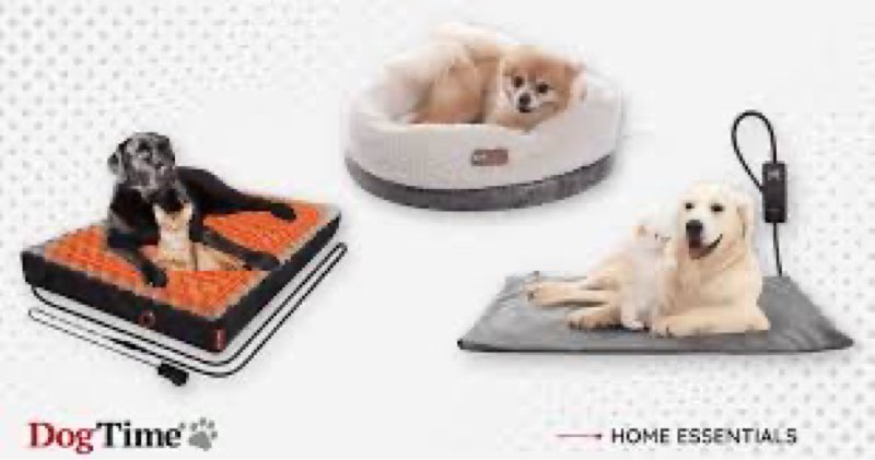 Bestio Heated Dog Bed, 40×27 in Dog Heating Pad,Heated Pet Beds for Large Dogs with Nine-Level Smart