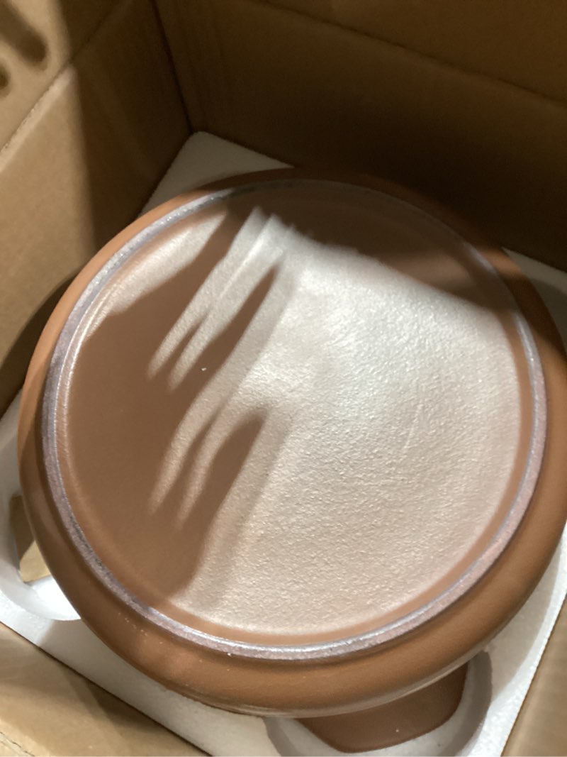 Condition photo showing Good Condition for Natural Terracotta Casserole with Lids Clay Pots for Cooking, Unglazed Earthenware Rice Pots (T4-3.6QT)