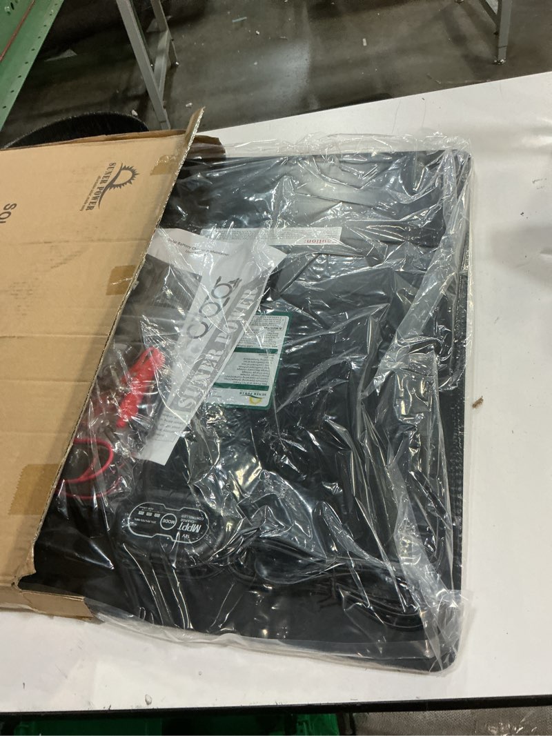 Condition photo showing Good Condition for suner power waterproof 50w 12v solar battery charger & maintainer pro, built-in ultrasmart mppt charge controller, 12 volt solar panel trickle charging kits for car automotive boat marine rv trailer bc-50w-pb ultra