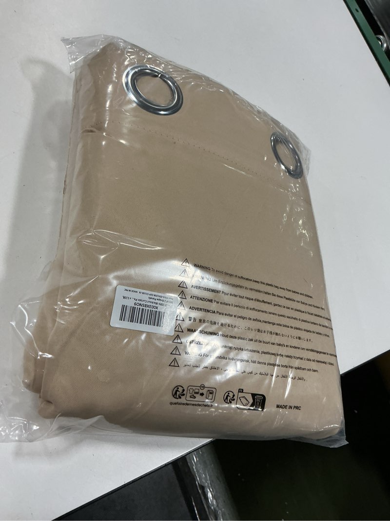 Condition photo showing New/Like New for XWZO 100% Blackout Curtain Panels - Double Layer Full Room Darkening and Energy Efficiency Ring Top 