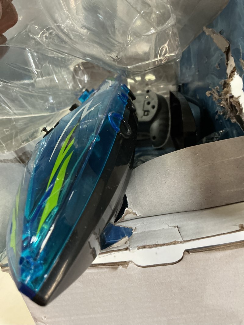 Condition photo showing As Is for merkury innovations hglo 13 in rc boat, led, remote-controlled, 1 pack