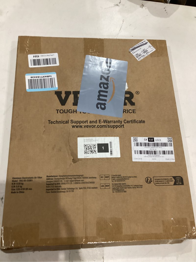 Vevor Aluminum electrostatic air filter