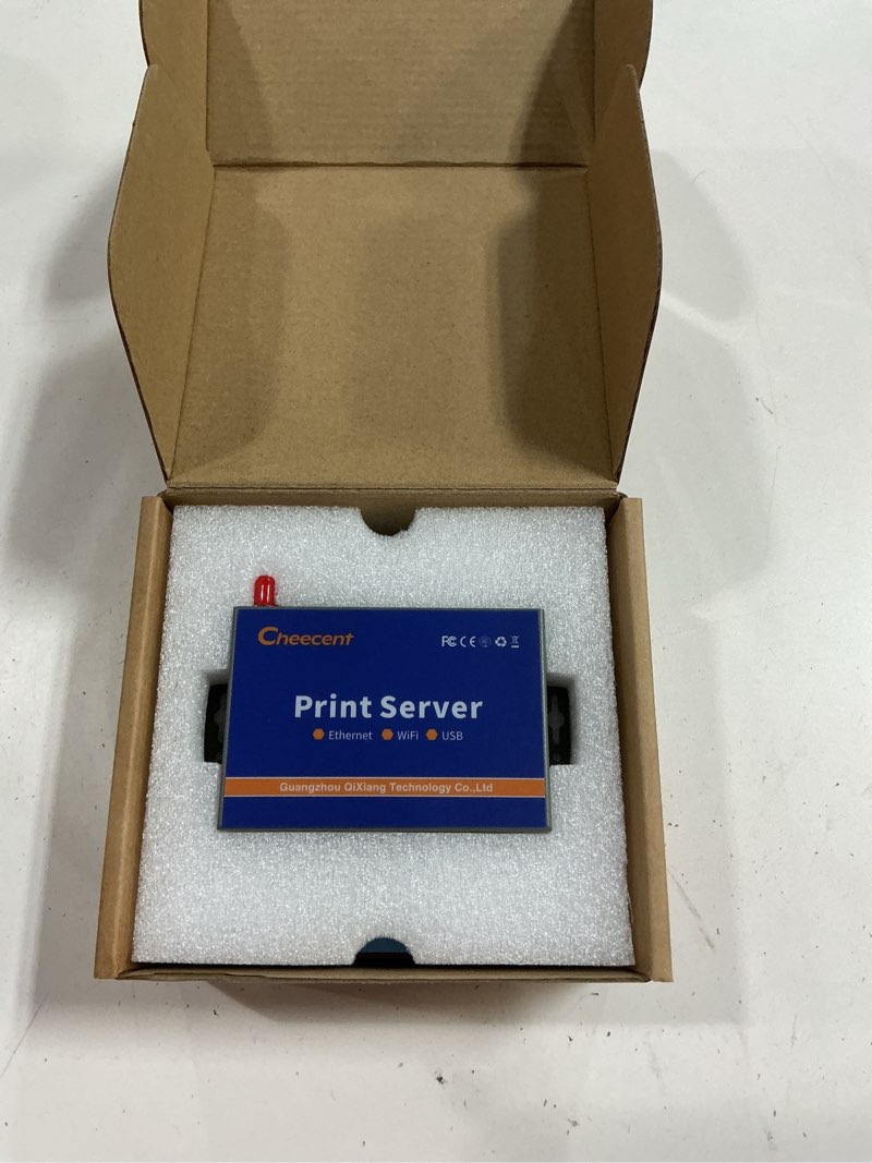 Condition photo showing Good Condition for wireless print server (not plug&play), 2 port usb print server, computer networking print servers - convert usb printer to wireless wifi ethernet networking - windows mac linux compliant - cr202