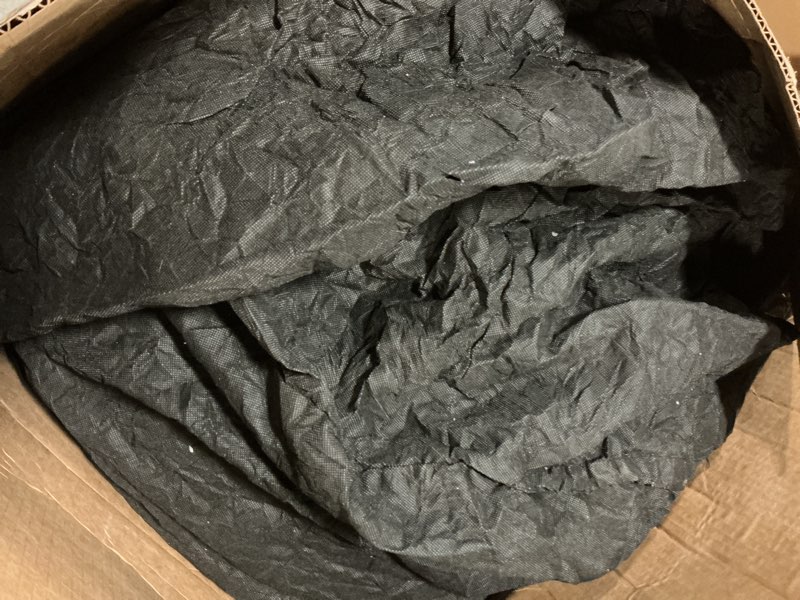 Condition photo showing As Is for HABUTWAY Bean Bag Chair: Giant 5' Memory Foam Furniture Bean Bag Chair for Adults with Microfiber Cover 5Ft (Blue) 5 Foot Blue