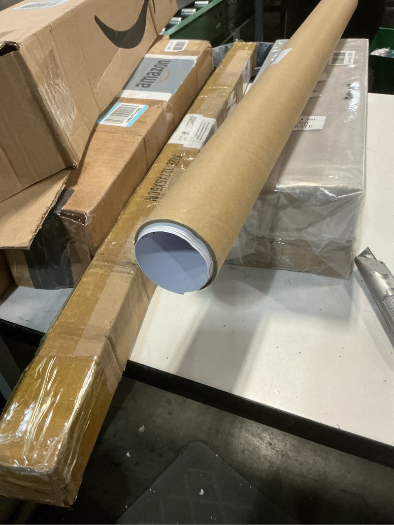 Condition photo showing Good Condition for One-Piece Fake Window Wall Mural: Green Forest View (48"x32"), No Seams! Easy Peel & Stick Fw004