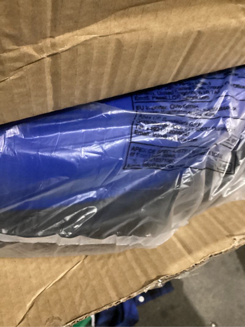 Condition photo showing Good Condition for ZELUS 25in. Balance Ball | 660lb Inflatable Half Exercise Ball Wobble Board Balance Trainer w Nonslip Base | Half Yoga Ball Strength Training Equipment w 2 Bands, Pump, Extra Ball Included Blue