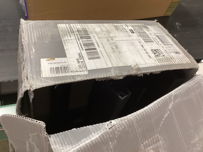 Condition photo showing Good Condition for similar productamazon basics-metal bed frame, non-foldable platform bed, easy assembly, queen, 60w x 80l in, black queen 14 inch ( non - foldable)not like stock photo