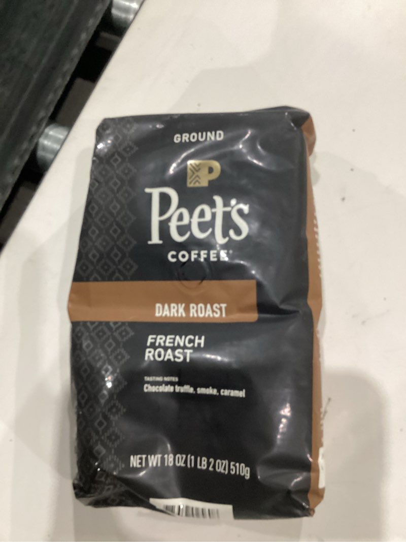 Condition photo showing New/Like New for Peet's Coffee, Dark Roast Ground Coffee - French Roast 18 Ounce Bag French Roast 18 Ounce (Pack of 1)