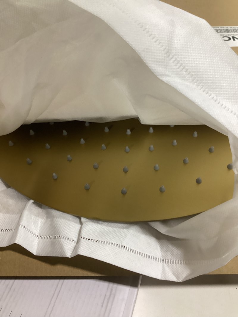 BSTIIU Gold Rain Shower Head, 16 Inch High Pressure Shower Head, 304 Stainless Steel Ceiling Mount E