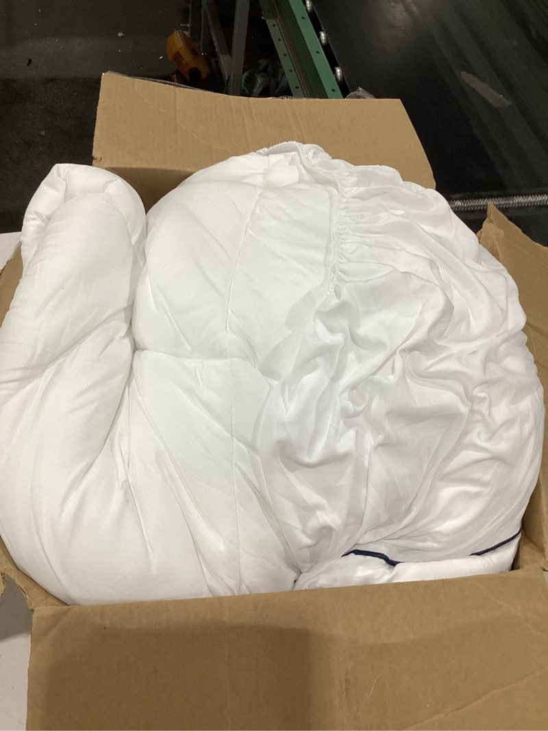 Condition photo showing As Is for niagara sleep solution ultra soft king size mattress topper - viscose made from bamboo pillow top mattress pad for back pain relief - naturally cooling for hot sleepers, green king 1 green
