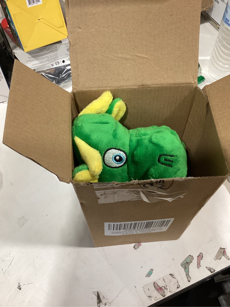 Condition photo showing Good Condition for bbeary squeaky dog toys - soft plush dragon dog toy with 5 squeakers & crinkle paper, dog toys for small, medium and large dogs to keep them busy (green,10")