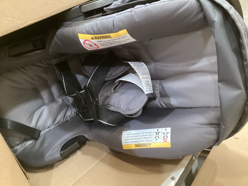 Condition photo showing Good Condition for baby trend ez-lift™ plus infant car seat, ultra grey – newborn comfort padding, lightweight carry build, adjustable harness system