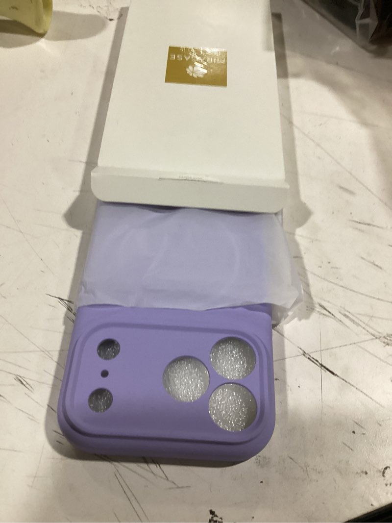 Condition photo showing Good Condition for miracase magnetic for iphone 17 pro max case, compatible with magsafe, integrated silicone camera control cover, 3.0mm thicken shockproof drop protection phone case for 17 promax, light purple light purple iphone 17 pro max