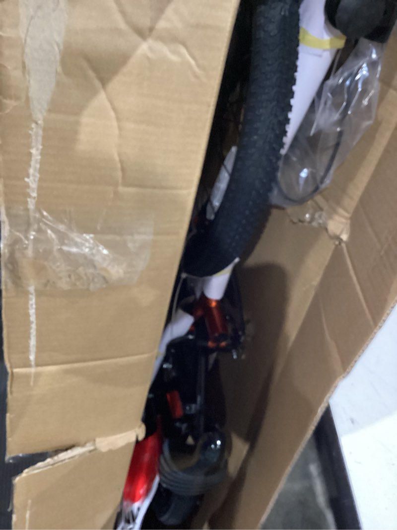 Condition photo showing As Is for schwinn firehawk or scorch bike, 16 or 20 inch bike for kids ages 3-13, with training wheels or adjustable seat, rear coaster brake & front or front & rear hand brake, for girls & boys 20" wheels orange