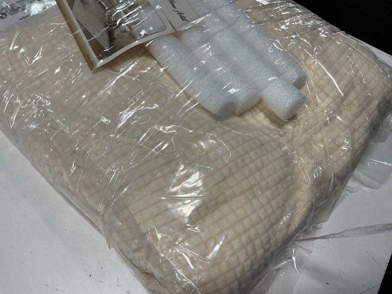 Condition photo showing Good Condition for h.versailtex super stretch recliner couch covers chair cover form fitted non slip reclining slipcovers for standard large recliner, soft thick (1 pack, cream) cream 1