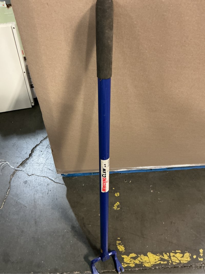 Condition photo showing As Is for wrecking claw 46-in steel wrecking bar