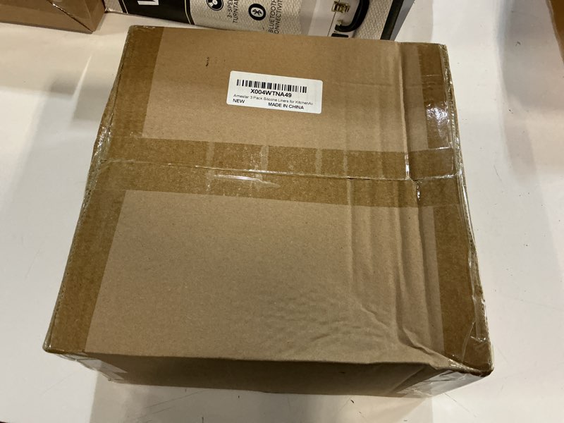 Condition photo showing New/Like New for thickened silicone liners for kitchenaid mixer, 5 quart stand mixer accessories, mixaid silicone liners for kitchenaid, heat-resistant, dishwasher safe, non-slip base- 3 pack