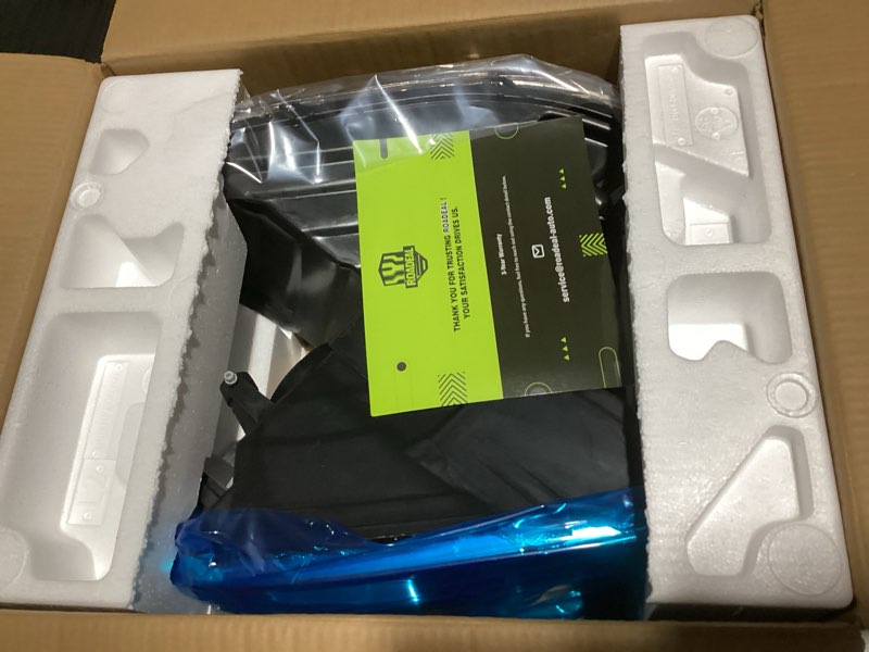 Condition photo showing Good Condition for Headlights for 2009-2018 Dodge Ram 1500, for 2010-2018 Dodge Ram 2500 3500 with High/Low beam Bulbs, Driver & Passenger Side(ONLY fit Dual-Hole Single Headlight) Chrome - With H/L Beam Bulbs OE Replacement