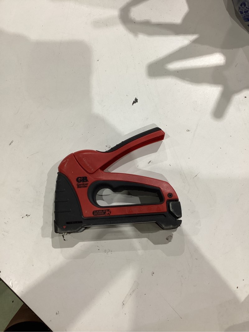 Condition photo showing As Is for gardner bender: staples and staple guns