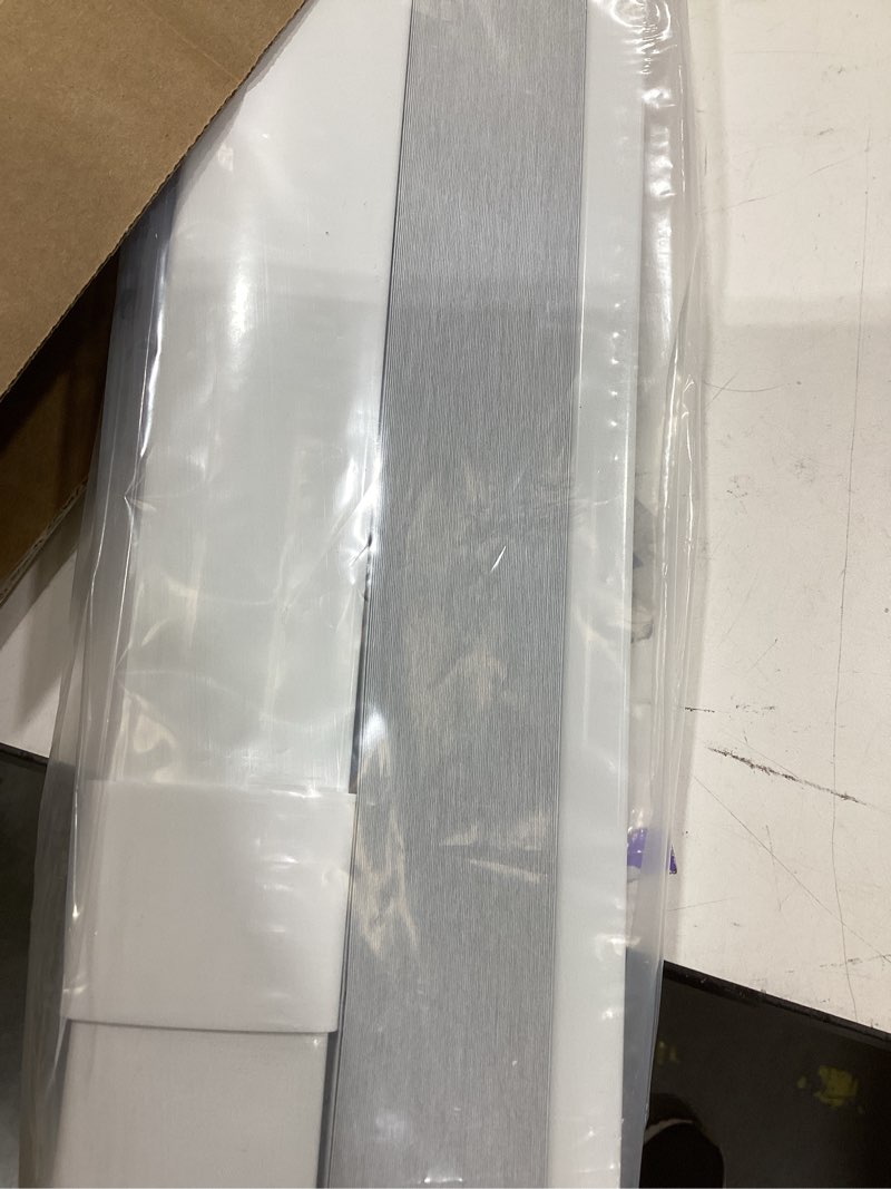 Condition photo showing New/Like New for lazblinds no tools no drill cordless cellular shades, blackout light blocking honeycomb shades for home, thermal insulation blinds for windows, 20" w x 48" h, white blackout-white 20" w x 48" h