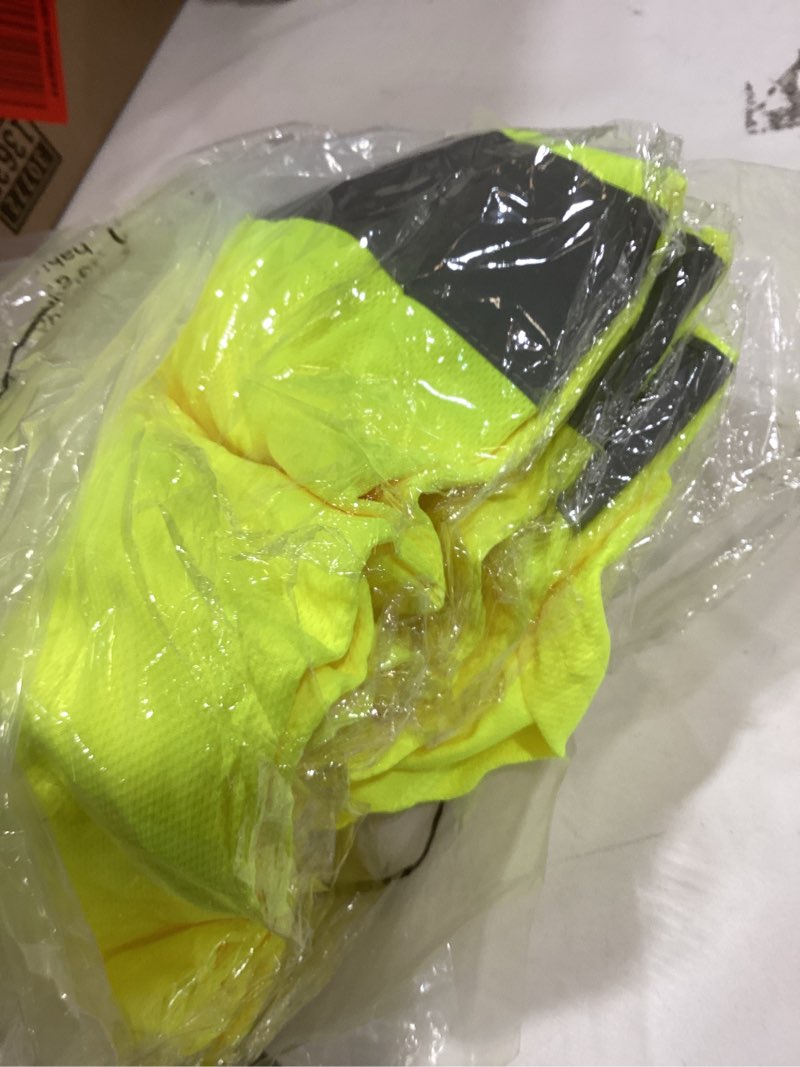 Condition photo showing Good Condition for JaGely 4 Pcs Reflective Safety Shirts Short Sleeve High Visibility Hi Vis T-shirts for Construction Work with Front Pocket Large Yellow