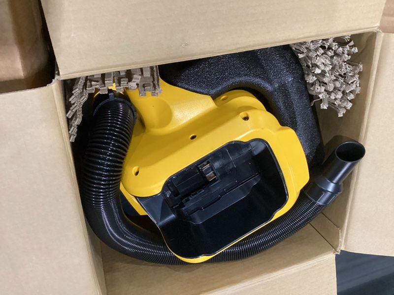 Condition photo showing Good Condition for dewalt 20v max cordless shop vac, wet dry vacuum cleaner, portable 2 gallon wet dry vac, strong suction shop vacuum with hepa filter, tool only (dcv580h)