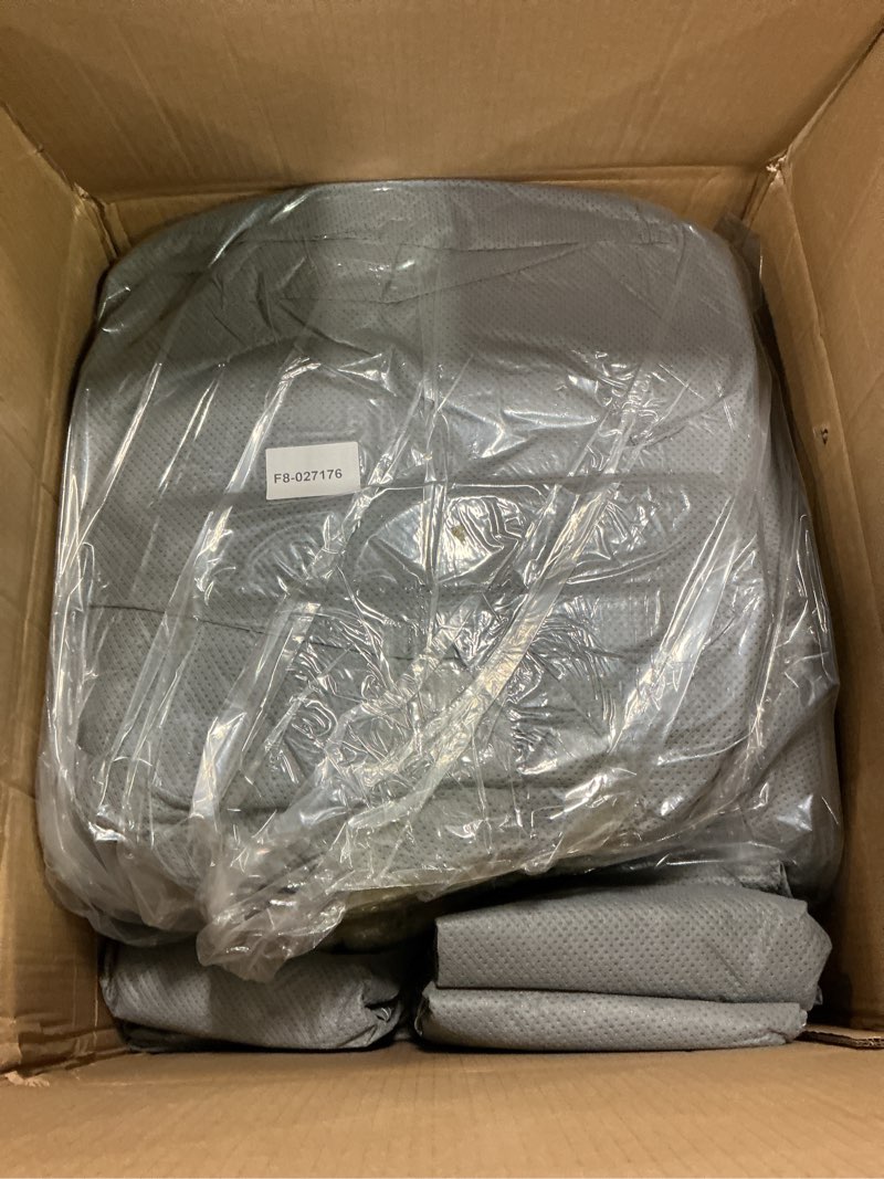 Condition photo showing Good Condition for 26-29 Foot Non-Woven Fabric Travel Trailer RV Class C Cover 6 Layers Extra Thick Top Camper Cover with 4 Tire Covers Gray
