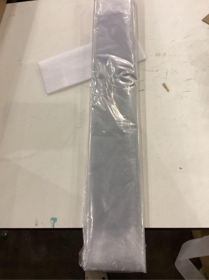 Condition photo showing New/Like New for Moxweyeni Front Control Freestanding Range Universal Backguard 29.72" L x 4.72" W Stainless Steel Backsplash for Stove, Easy Installation Hood Backsplash for Most Kitchen Brands Stove(Black)