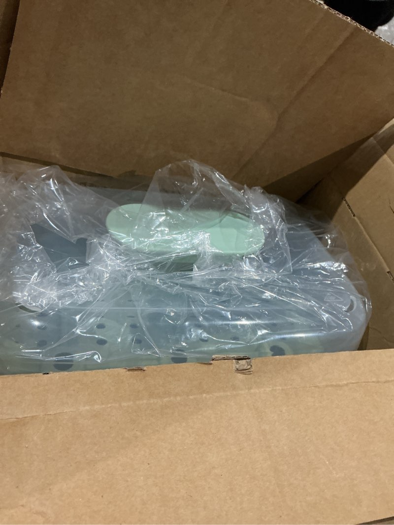 Condition photo showing As Is for momcozy 3 layers large bottle sterilizer and dryer, fast sterilize and dry, universal bottle sterilizer for all bottles & breast pump accessories, touch screen & auto-off bottle sanitizer