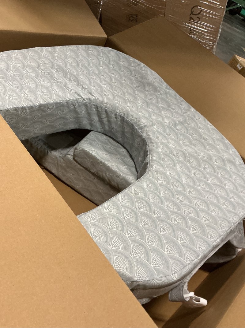 Condition photo showing As Is for My Brest Friend Twin Nursing Pillow - Enhanced Comfort with Slipcover - Ergonomic Breastfeeding Pillow for Ultimate Support - Adjustable Nursing Pillow with Handy Side Pocket, Horizon Horizon Twin