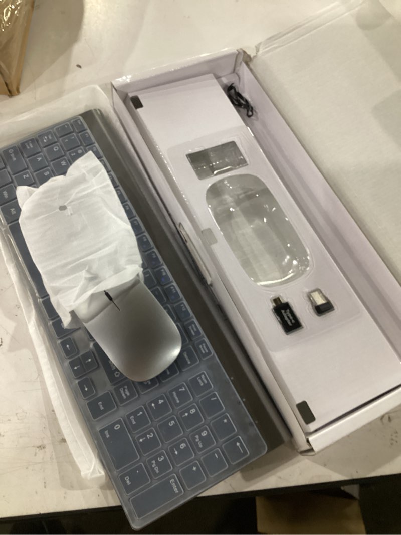 Condition photo showing Good Condition for wireless keyboard and mouse ultra slim combo, topmate 2.4g silent compact usb 2400dpi mouse and scissor switch keyboard set with cover, batteries included, for pc/laptop/windows/mac - gray black