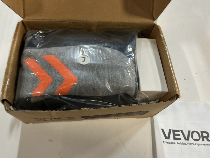 Condition photo showing New/Like New for vevor heated socks, small size, 5000mah battery rechargeable heating socks with 4 heating levels, electric heated sock with app control for men women, foot warmer for hunting riding camping hiking large