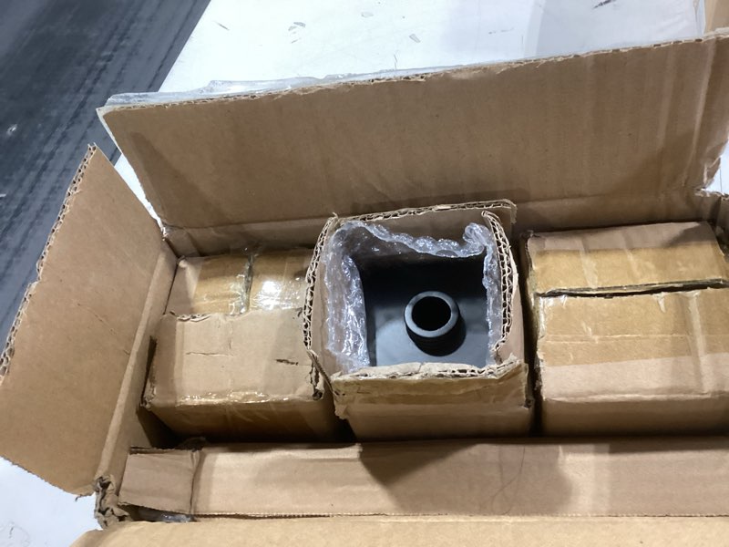 Condition photo showing Good Condition for Bathroom Accessories Set, 4 Pcs Bathroom Accessory Set, Soap Dispenser, Toothbrush Holder, Qtip Holder Set, Bathroom Sets Complete, Bathroom Sink Set for Modern Home,Matte Black