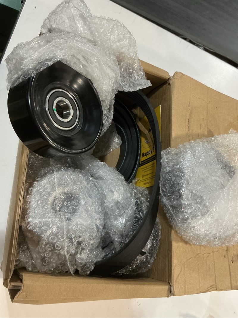 Condition photo showing Good Condition for dasbecan drive belt tensioner idler pulley serpentine kit compatible with ford f150 2005-2006/2009-2010, f250 2009-2010, explorer 06-10, expedition 09-14 5.4l 4.6l, replaces# 90k-38274a
