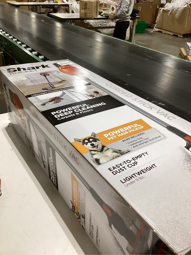 Condition photo showing New/Like New for Shark Rocket Ultra-Light Corded Stick Vacuum - HV301