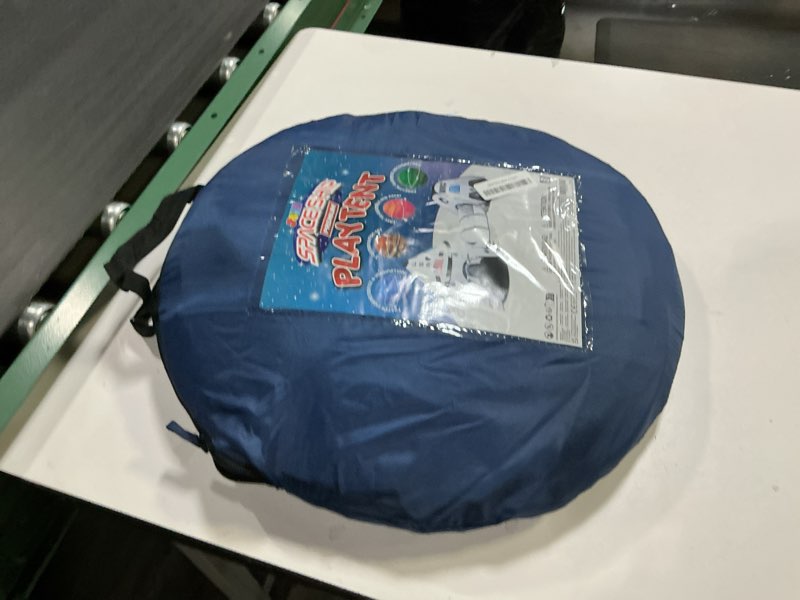 Condition photo showing Good Condition for JOYIN White Rocket Ship Pop up Play Tent with Tunnel and Playhouse Kids Indoor Outdoor Spaceship Tent Set