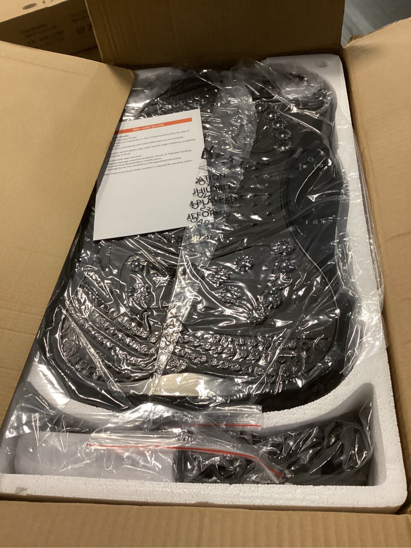 Condition photo showing Good Condition for vibration plate exercise machine, 130 levels full body workout vibrating plate for lymphatic drainage weight loss, 450 lbs capacity shake platform with resistance bands bluetooth for women men