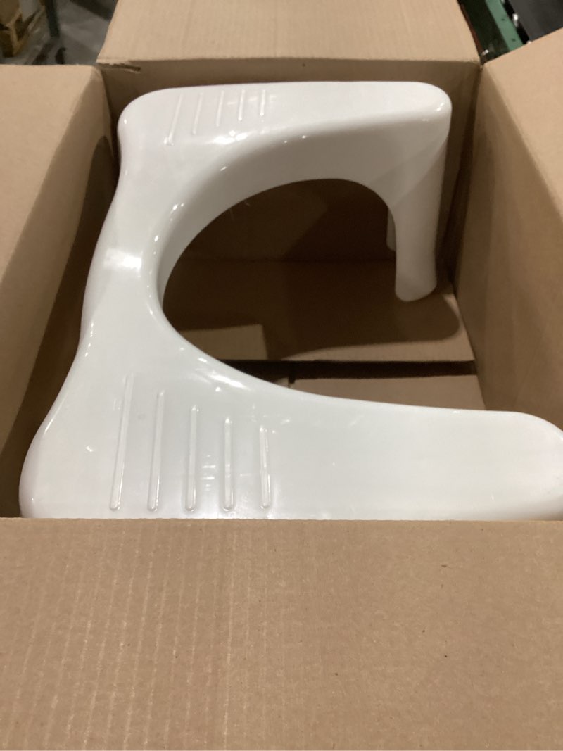 Condition photo showing Good Condition for Squatty Potty Simple Curve Bathroom Toilet Stool 7" White