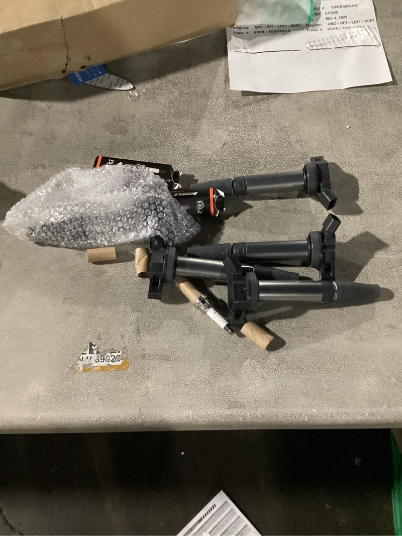 Condition photo showing Good Condition for UF487 Ignition Coil & 6619 Double Iridium Spark Plug For TOYOTA Camry Avalon Highlander RAV4 Sienna Venza/Lexus IS350 ES300h NX300h ES350 RX350 RX450h/Scion tC Replaces#C1601 90919-02255 90919-A2002 UF487 Ignition Coil + Spark Plug