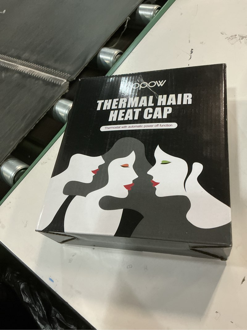 Condition photo showing New/Like New for Heat Cap for Deep Conditioning: 10-Level Heats Up Quickly 3 Time Settings Hair Steamer for Natural Hair Home Use Thermal Steam Cap for Black Hair Portable Heating Caps Black - Upgrade