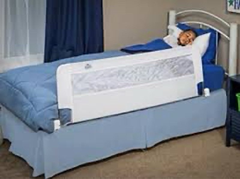 Regalo Swing Down Double Sided Bed Rail Guard, with Reinforced Anchor Safety System(Pack of 2)