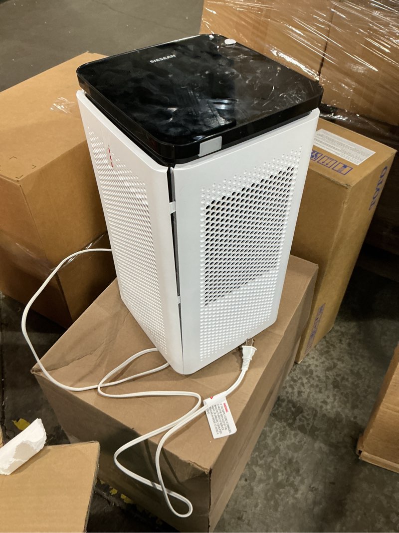 Condition photo showing As Is for air purifiers for home large rooms up to 3500 ft², h13 true hepa 0.1 micron 99.97% filtration with carbon filter, 235 cfm cadr, for pollen, pet odor, smoke, vocs, 30db sleep mode, pm2.5 display