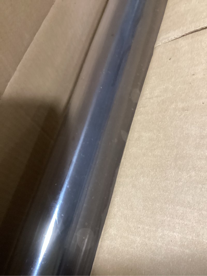 Condition photo showing New/Like New for warmstar clear table protector 2mm thick, 36x78 inch clear table cover protector, plastic table cover, clear desk mat desk pad, desk protector mat for coffee table, writing desk, dining room 78" x 36"