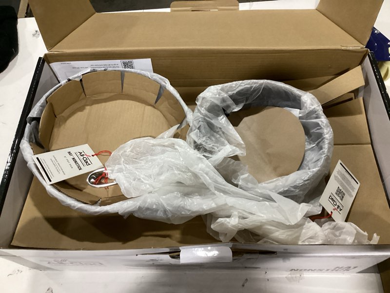 Condition photo showing Good Condition for All-Clad HA1 Hard Anodized Nonstick Fry Pan Set – 3-Piece Cookware, 8", 10", 12" Skillets with Lid, Induction Compatible, Oven Safe to 500°F, Lid Safe to 350°F, Black 5 Piece Set