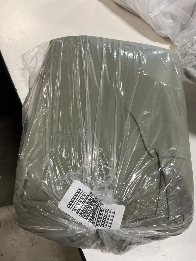 Condition photo showing New/Like New for organic crisp percale sheet set, king, dried sage