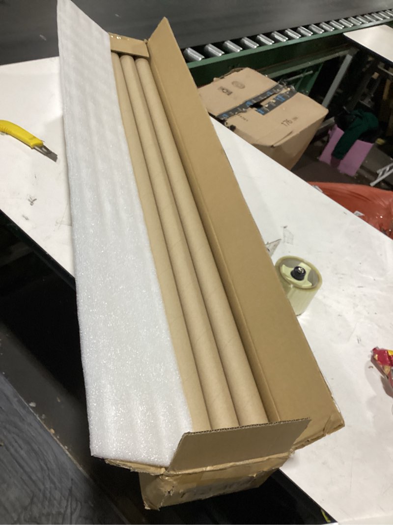 Condition photo showing As Is for 8 pack 24 inch f17t8/841 17 watts light bulb, 2 foot straight fluorescent tube t8 tube light, 4100k cool white 1400 lumen g13 medium bi-pin cap 8 count 17w-8pcs-cool white
