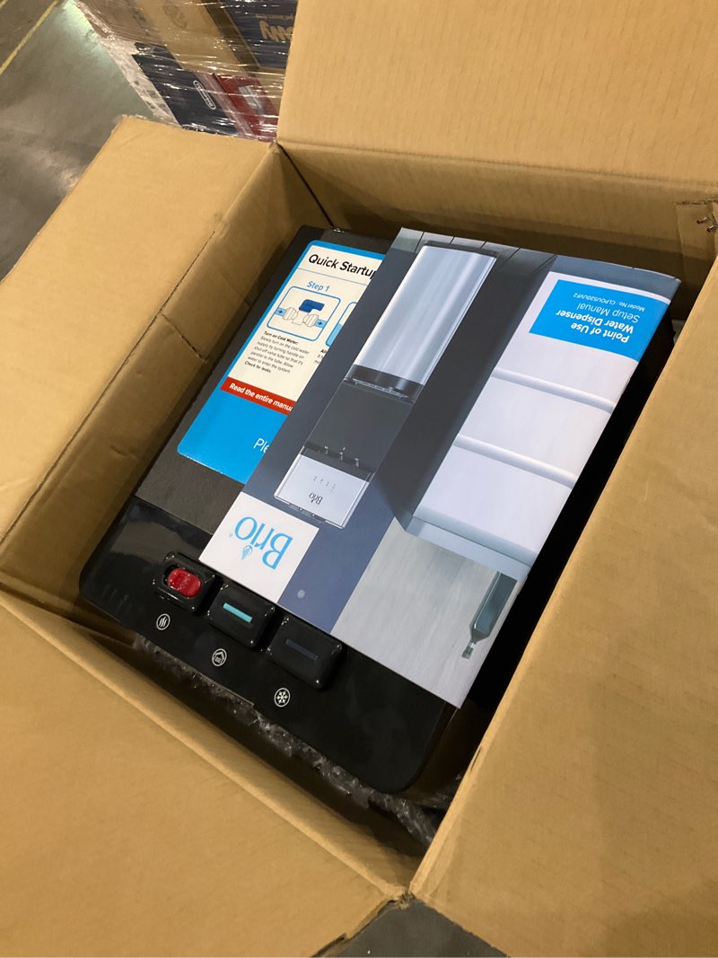 Condition photo showing Good Condition for Brio 520 UV Self-Cleaning Bottleless Water Cooler Dispenser, UL Certified | Built-in 2 Stage Filtration (2 Free Replacement Filters Included) Reduces PFAS & Microplastics | 3 Temp (Hot Cold, Room) Silver 2 Stage Filteration