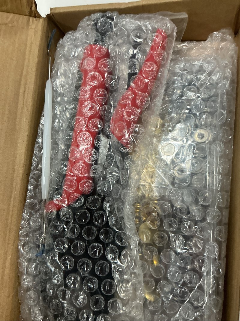 Condition photo showing New/Like New for 385 pcs snap fastener tool kit with snap buttons for fabric, boat cover, canvas tarp, leather, clothing, heavy duty snap setter tool?metal snap buttons with fastener pliers kit, 100 sets 4 color red