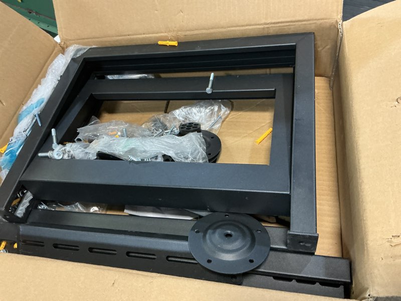 Condition photo showing As Is for mini split ground stand for 18000-36000 btu, mini split ac bracket for ductless air conditioners heat pump system,heavy duty condenser stand adjustable length 27.5" to 41.3" max load 550lbs (black) black suit for 18000-36000 btu