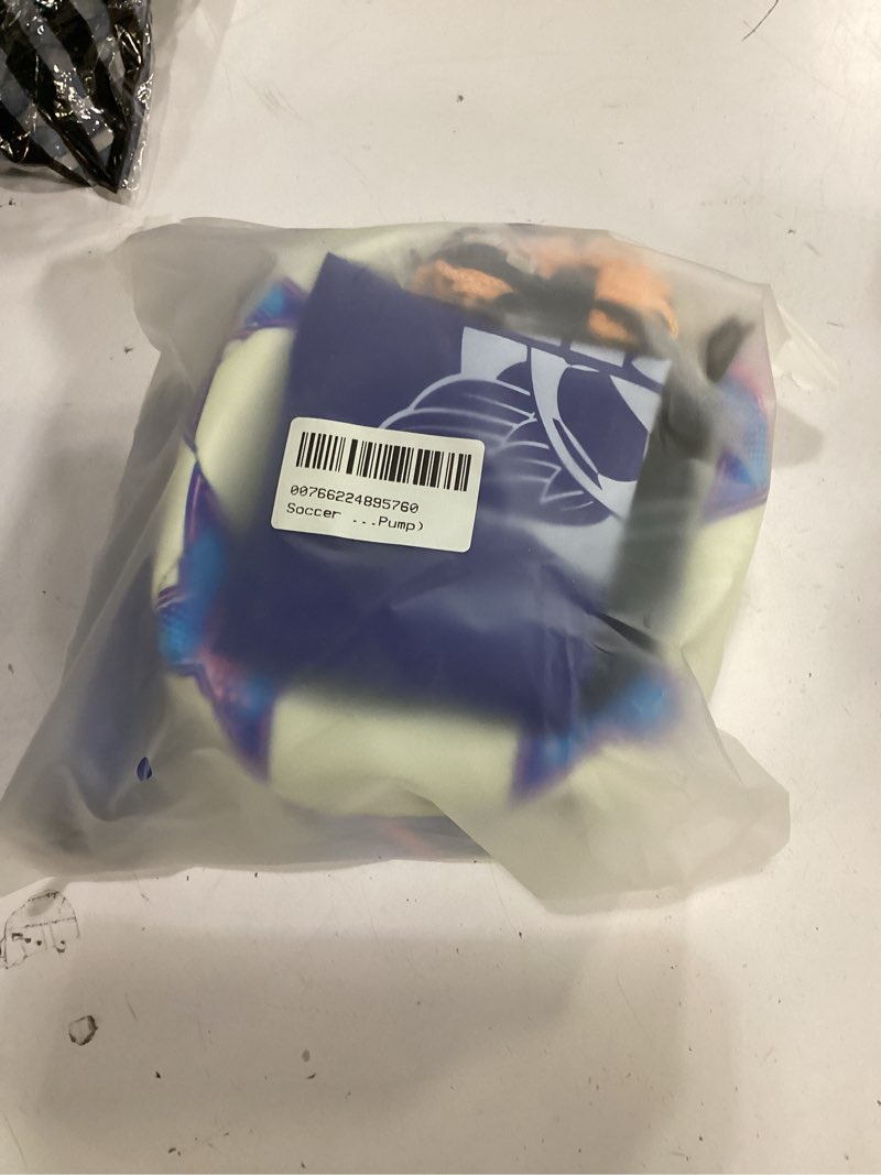 Condition photo showing New/Like New for soccer ball  glow in the dark soccer ball size 3 / 4 / 5  mila chic glowing luminious soccer balls gifts for boys  girls  men  women indoor-outdoor soccer training (with pump)